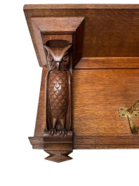 Arts & Crafts Wall Coat Rack by Kobus de Graaff, 1900s